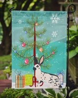 English Spot Rabbit Christmas Flag Garden Size BB9328GF