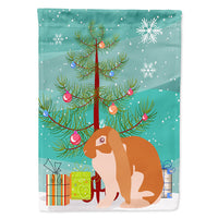 English Lop Rabbit Christmas Flag Canvas House Size BB9329CHF