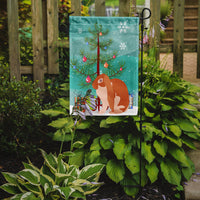 English Lop Rabbit Christmas Flag Garden Size BB9329GF