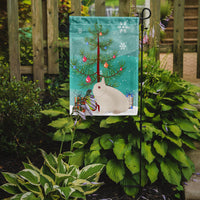 Hermelin Rabbit Christmas Flag Garden Size BB9331GF