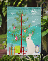 New Zealand White Rabbit Christmas Flag Garden Size BB9332GF