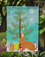 Rex Rabbit Christmas Flag Garden Size BB9336GF