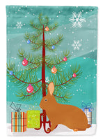 Rex Rabbit Christmas Flag Garden Size BB9336GF