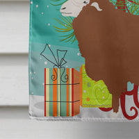 Merino Sheep Christmas Flag Canvas House Size BB9348CHF