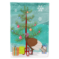 Bourbon Red Turkey Hen Christmas Flag Canvas House Size BB9349CHF