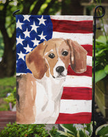 Beagle Patriotic Flag Garden Size BB9369GF