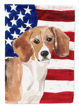 Beagle Patriotic Flag Garden Size BB9369GF