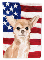 Chihuahua Patriotic Flag Garden Size BB9376GF