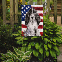 Black Parti Patriotic Flag Garden Size BB9378GF