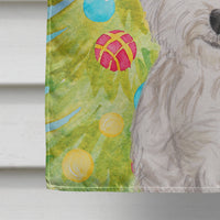 Westie Christmas Flag Canvas House Size BB9394CHF