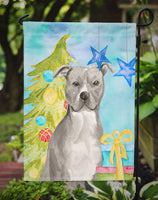 Staffordshire Bull Terrier Christmas Flag Garden Size BB9395GF