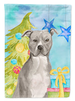 Staffordshire Bull Terrier Christmas Flag Garden Size BB9395GF