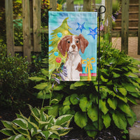 Brittany Spaniel Christmas Flag Garden Size BB9399GF