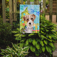 Wire Hair Jack Russell Christmas Flag Garden Size BB9403GF