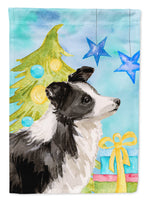 Border Collie Christmas Flag Garden Size BB9408GF