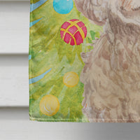 Champagne Cockapoo Christmas Flag Canvas House Size BB9410CHF