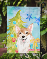 Corgi Christmas Flag Garden Size BB9414GF