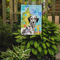 Dalmatian Christmas Flag Garden Size BB9415GF