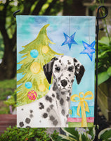 Dalmatian Christmas Flag Garden Size BB9415GF