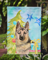 German Shepherd Christmas Flag Garden Size BB9418GF