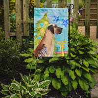 Fawn Natural Great Dane Christmas Flag Garden Size BB9419GF