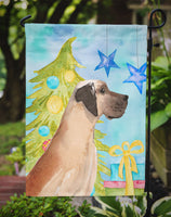 Fawn Natural Great Dane Christmas Flag Garden Size BB9419GF