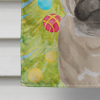 Fawn Pug Christmas Flag Canvas House Size BB9426CHF