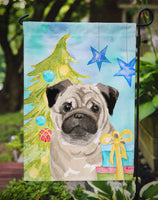 Fawn Pug Christmas Flag Garden Size BB9426GF