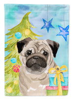 Fawn Pug Christmas Flag Garden Size BB9426GF