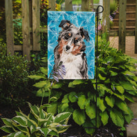 Australian Shepherd Winter Flag Garden Size BB9432GF