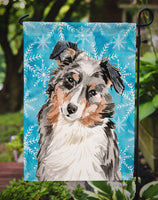 Australian Shepherd Winter Flag Garden Size BB9432GF