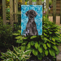 Black Labrador Winter Flag Garden Size BB9433GF