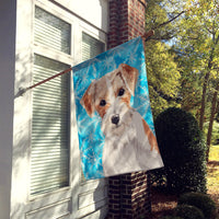 Wire Hair Jack Russell Winter Flag Canvas House Size BB9438CHF