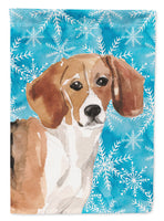 Beagle Winter Flag Garden Size BB9439GF