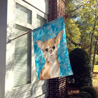 Chihuahua Winter Flag Canvas House Size BB9446CHF