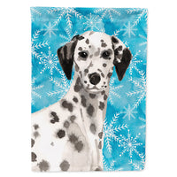 Dalmatian Winter Flag Canvas House Size BB9450CHF