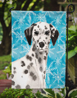 Dalmatian Winter Flag Garden Size BB9450GF