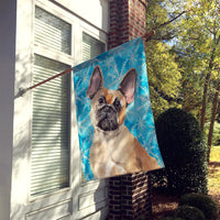 Fawn French Bulldog Winter Flag Canvas House Size BB9452CHF