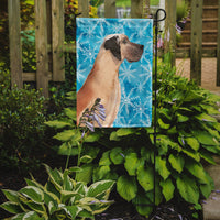 Fawn Natural Great Dane Winter Flag Garden Size BB9454GF