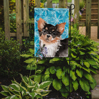 Long Haired Chihuahua Winter Flag Garden Size BB9459GF