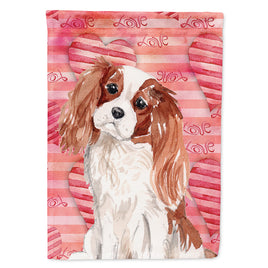 Blenheim Cavalier Spaniel Love Flag Canvas House Size BB9463CHF