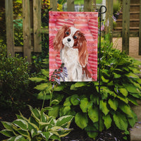 Blenheim Cavalier Spaniel Love Flag Garden Size BB9463GF