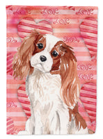 Blenheim Cavalier Spaniel Love Flag Garden Size BB9463GF