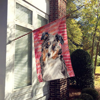 Australian Shepherd Love Flag Canvas House Size BB9467CHF