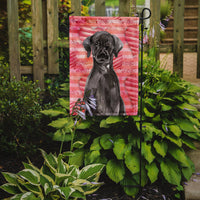 Black Labrador Love Flag Garden Size BB9468GF