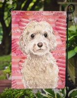 Champagne Cockapoo Love Flag Garden Size BB9480GF