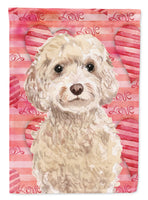 Champagne Cockapoo Love Flag Garden Size BB9480GF