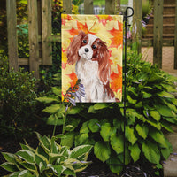 Blenheim Cavalier Spaniel Fall Flag Garden Size BB9498GF