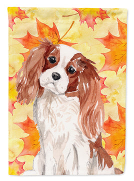 Blenheim Cavalier Spaniel Fall Flag Garden Size BB9498GF