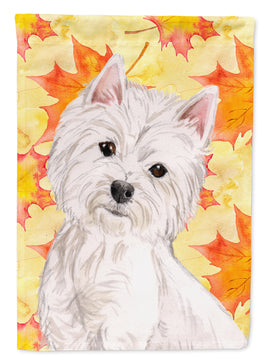 Westie Fall Flag Garden Size BB9499GF